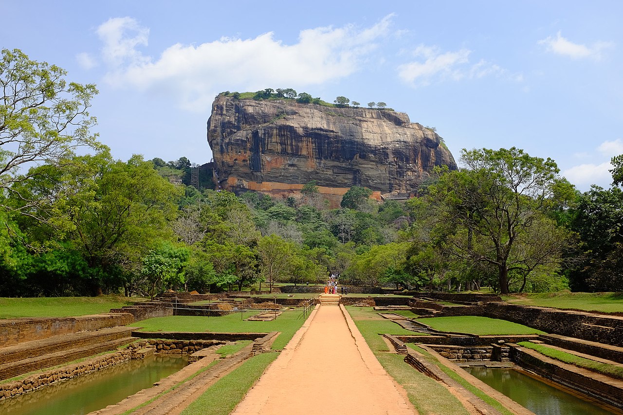 Sigiriya rock fortress in Sri Lanka
